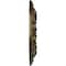 Ekena Millwork Whitman Ceiling Medallion (For Canopies up to 3 3/4"), Hand-Painted Brass, 13"OD x 1 3/8"P CM13WHBRS - alternate 2